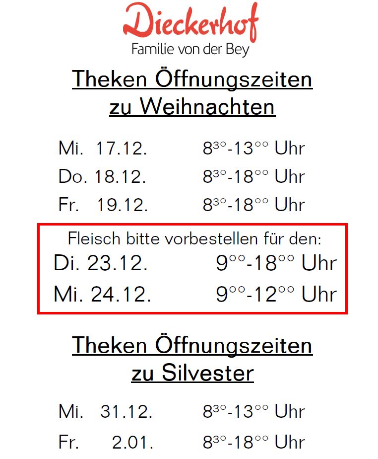 Unser Angebot im November - Jetzt schon an Weihnachten denken und einfrieren!